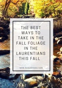 Les Meilleures Façons D’admirer Les Couleurs Du Feuillage Automnale Dans Les Laurentides