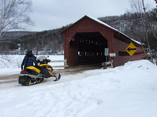 Snowmobile Excursion in the Laurentians